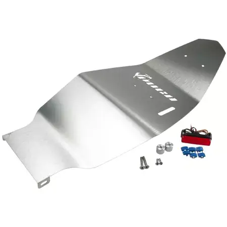 Top-Seller Durchgang über Hinterrad VOCA Style Divison, Derbi DRD Pro, inkl. LED-Rücklicht rot