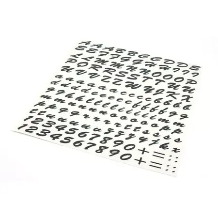 Aufkleberset Buchstaben Preis Gesenkt