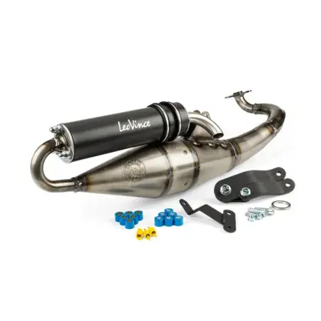 Auspuff Leovince Handmade TT Black Edition Aprilia SR / Yamaha Aerox / Malaguti F15 Online Kaufen