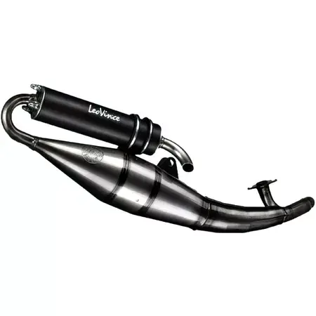 Auspuff Leovince Handmade TT Black Edition Kymco Super 9 / Vitality Online Kaufen