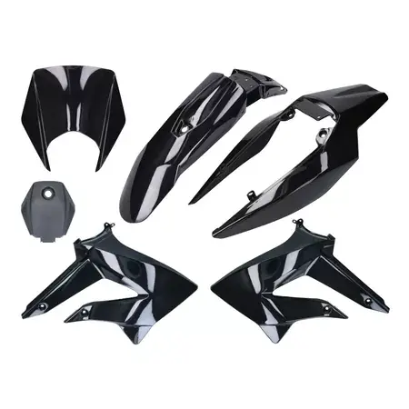 Verkleidungskit 6 Teile schwarz Derbi Derbi DRD X-treme 2011 - 2017 Sonderangebot