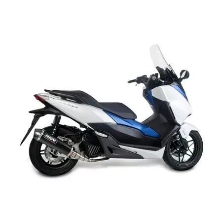 Geprüft Auspuff Yasuni 4 Black Carbon Honda Forza 300cc