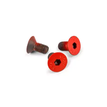 Schrauben Bremsscheibe x3 Senkkopf M8x15mm rot Nur Für Kurze Zeit