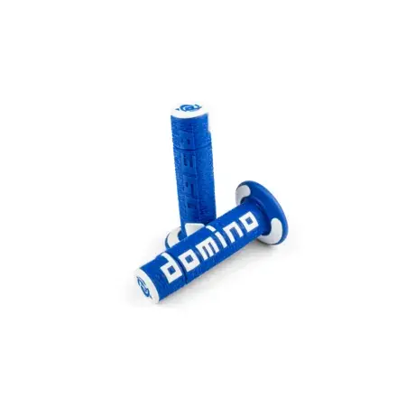 Neuheit Griffe Off Road Domino A360 blau / weiß