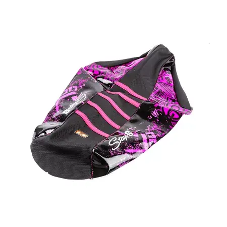 Sitzbezug Yamaha DT Stage6 Full Covering pink / schwarz Must-Have