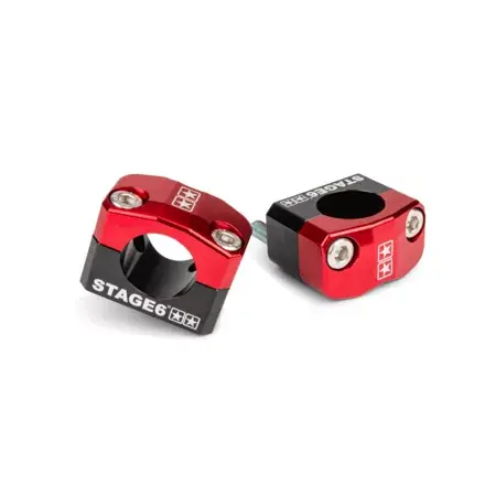 Lenkerklemmen Stage6 28,6mm rot Ausverkauf