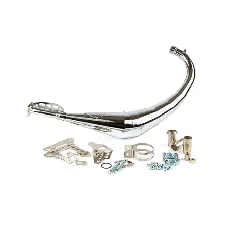 Auspuff (ohne ESD) Stage6 Streetrace chrome Derbi / AM6 Echt