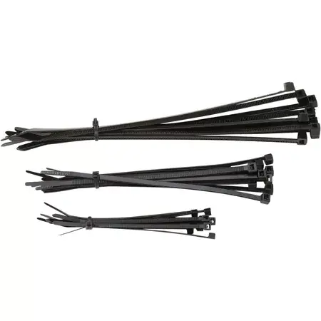 Kabelbinder 10cm / 15cm / 20cm schwarz (x30) Sichere Zahlung