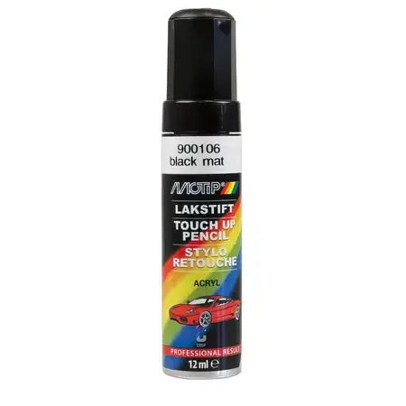 Lackstift Motip schwarz matt 12ml Saisonangebot