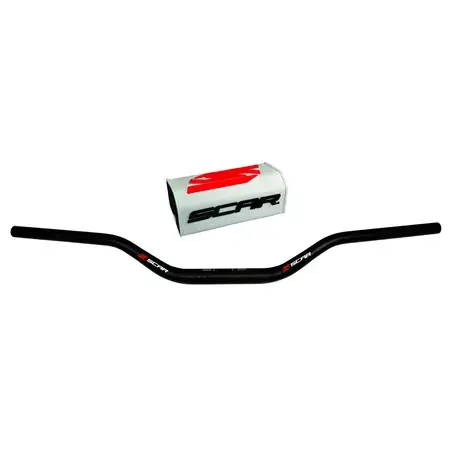 Schneller Versand Lenker Scar O2 hoch schwarz/weiß