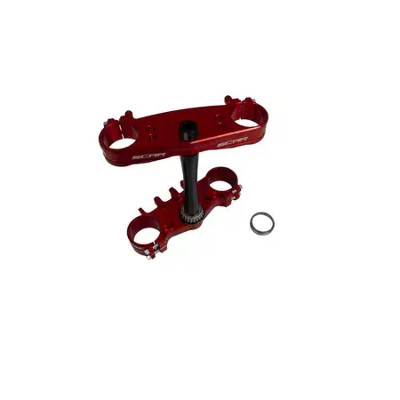 Bestpreis Gabelbrücke komplett Scar MC 85 rot