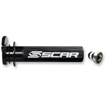 Must-Have Gasgriffhülse Scar Alu mit Lager KTM / Husqvarna 2T schwarz