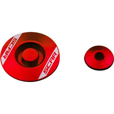 Sale Öldeckel Scar Alu CRF 250 / 450 rot