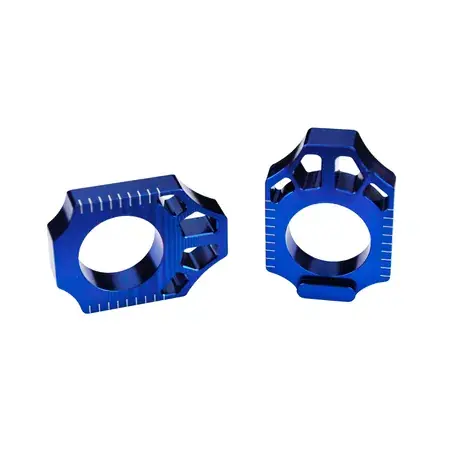 Kettenspanner / Achsblöcke Scar Alu Sherco SE / SE-F blau Garantierte Lieferung