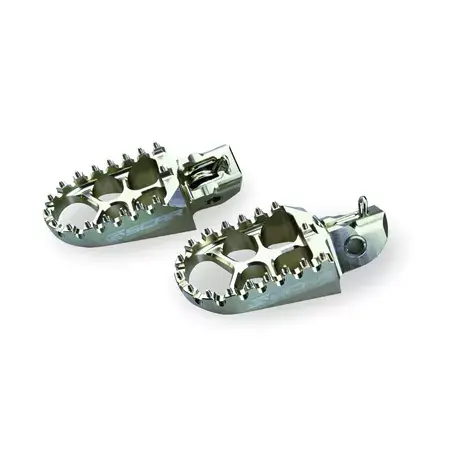 Fußrasten Scar Evolution SX 85 silber Nur Für Kurze Zeit