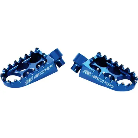 Fußrasten Scar Standard Yamaha / GasGas blau Markenprodukt