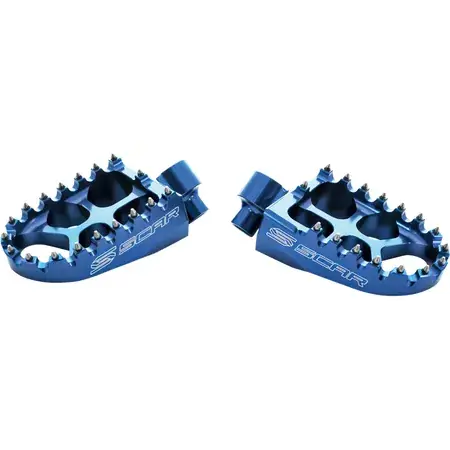 Versand Am Gleichen Tag Fußrasten Scar Evolution Yamaha / GasGas blau