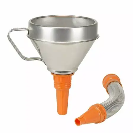 Trichter Pressol Stahlblech / Polyethylen m. flexiblem Ausguss / 160mm Angebot