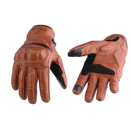 Sale Handschuhe Sommer Trendy GT GT525 Acre Leder hellbraun