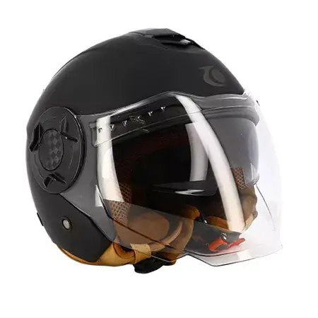Markenprodukt Jethelm Trendy T-406 matt schwarz