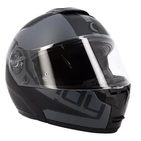 Klapphelm Doppelvisier Trendy T-704 Zunis schwarz/matt grau Knallerangebot
