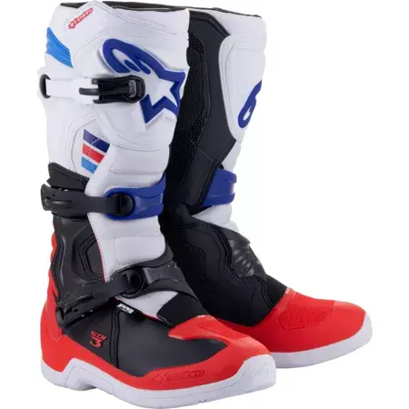 Jetzt Kaufen Alpinestars Stiefel Tech 3 weiss / rot / blau