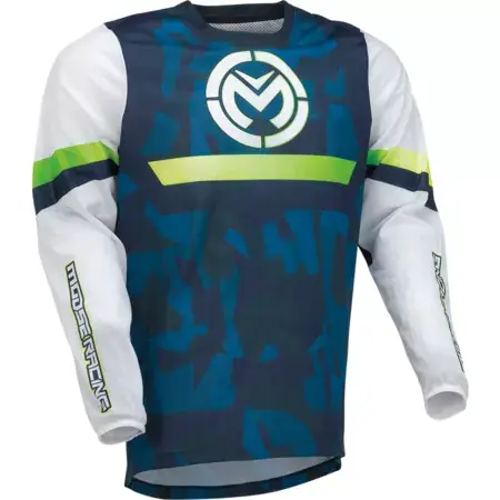 Nur Für Kurze Zeit MX Jersey Moose Racing Sahara blau/weiss/schwarz