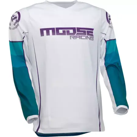 MX Jersey Moose Racing Qualifier blau/weiss Kracherpreis