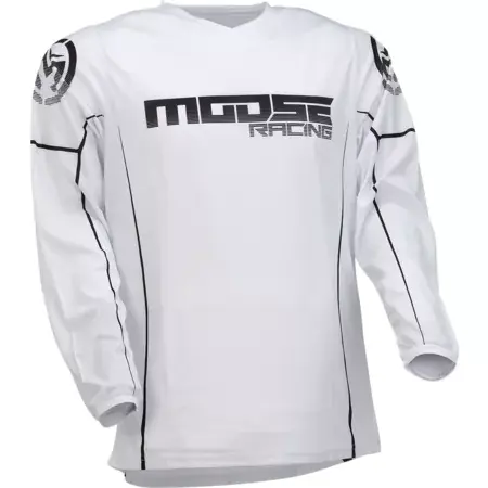 Nur Für Kurze Zeit MX Jersey Moose Racing Qualifier schwarz/weiss