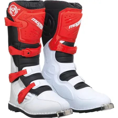 Billig MX Stiefel Moose Racing Qualifier MX rot