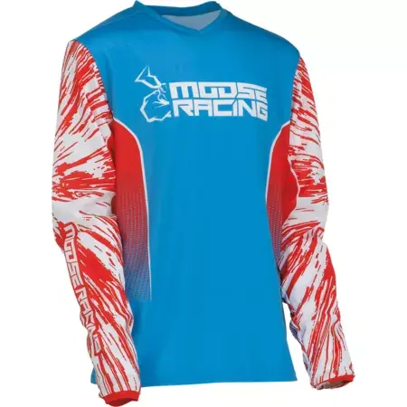 MX Jersey Moose Racing Kids Agroid rot/weiss/blau Knallerangebot