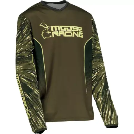 Preisreduziert MX Jersey Moose Racing Kids Agroid olive/beige