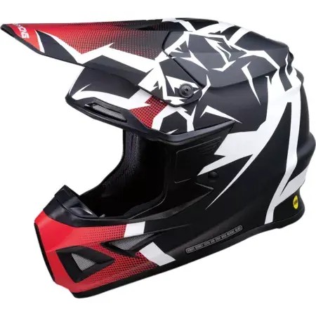 Crosshelm Moose Racing MIPS FI Agroid rot Neue Kollektion