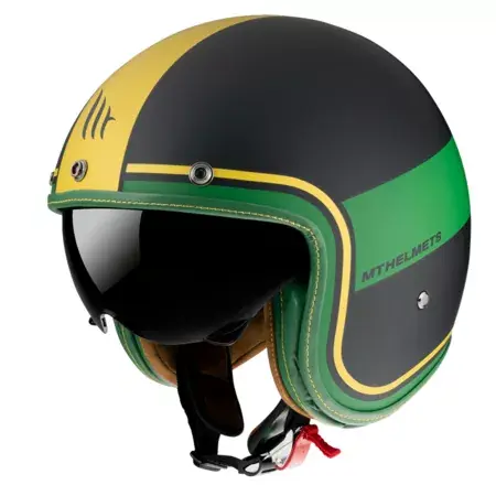 Jethelm MT Le Mans 2 SV Tant schwarz / gelb / grün matt Angebot