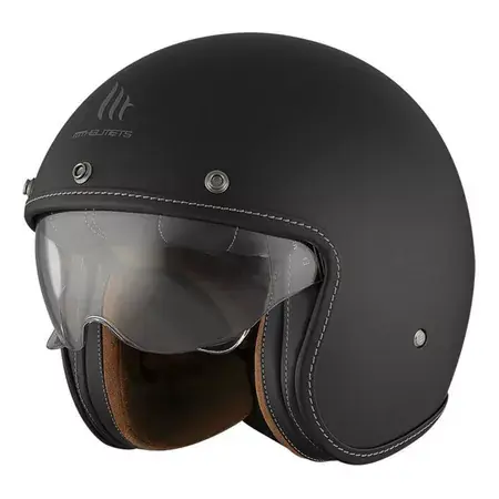 Markenware Jethelm MT Le Mans 2 SV Uni schwarz matt