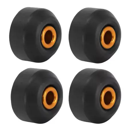 Schutzkappen Radachse hinten + vorn Avoc Schwarz / Orange KTM Duke 125 Must-Have