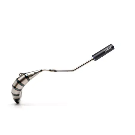 Geprüft Auspuff Yasuni Cross HM schwarz / blau Derbi X-treme