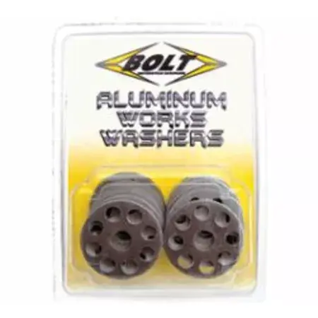 Kracherpreis Unterlegscheiben gelocht x10 Bolt 25mm / 6mm Aluminium